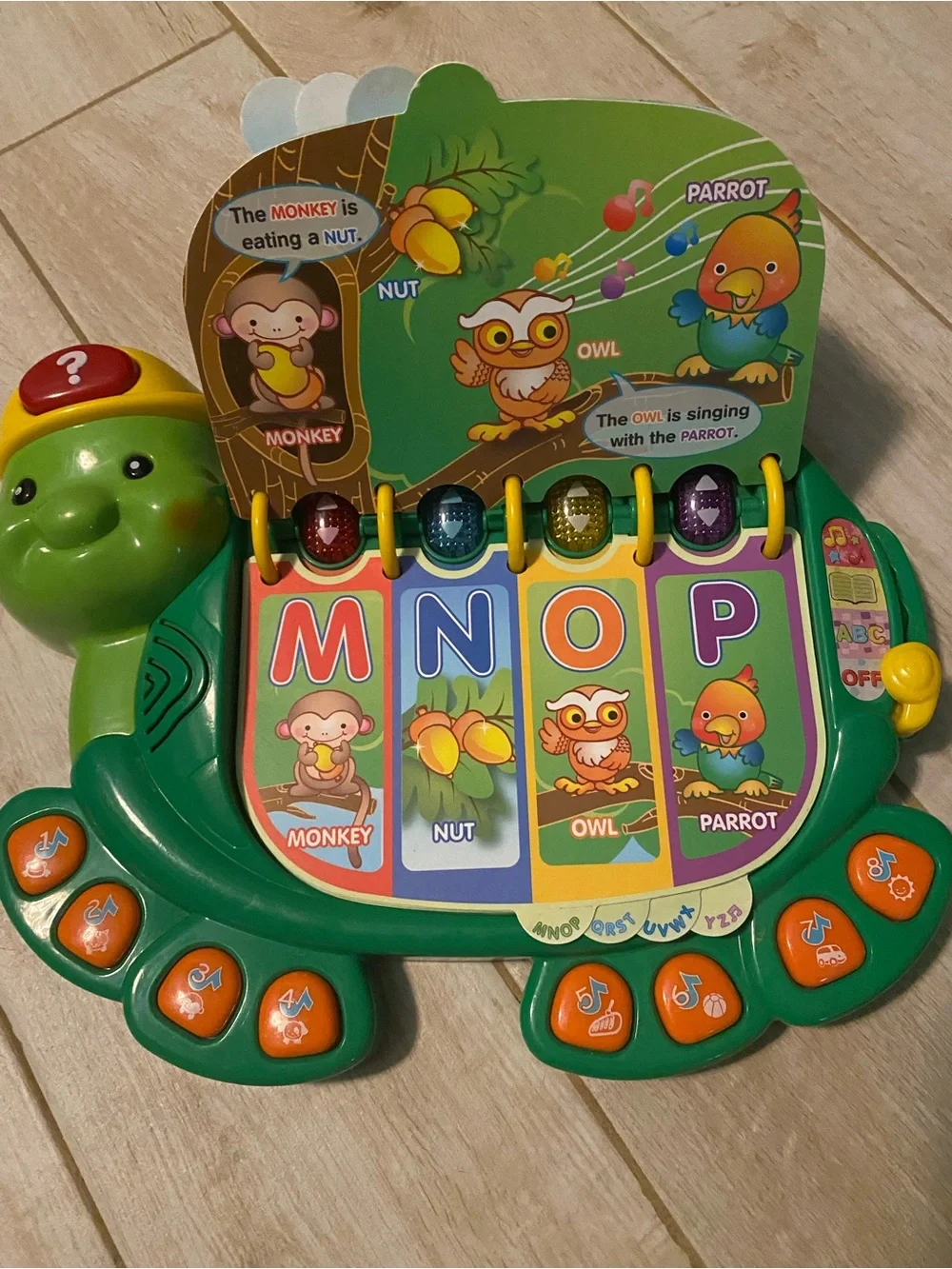 🌟 2/$15 VTech Touch & Teach Turtle - Green Interactive Learning Toy